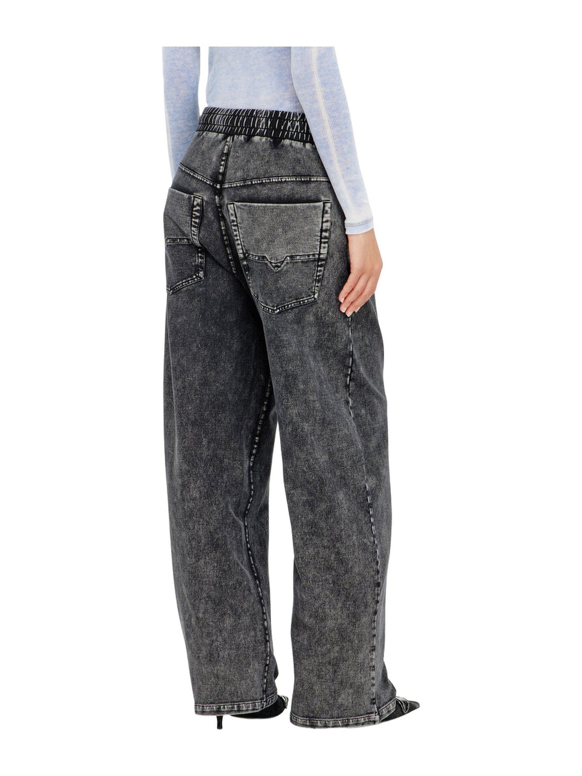 Pantaloni da tuta effetto denim