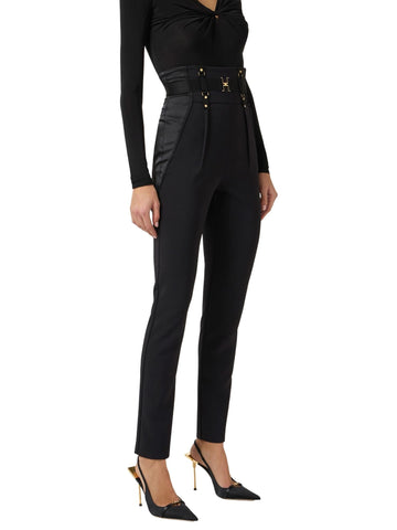 Elisabetta Franchi Pantalone con costruzione bustier