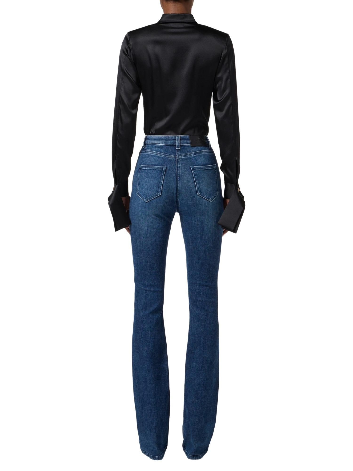 Elisabetta Franchi Camicia a body in raso