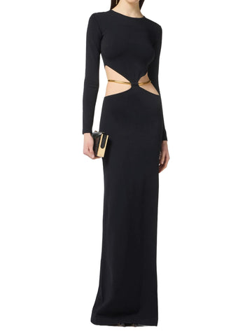 Elisabetta Franchi Abito Red Carpet con snake gioiello