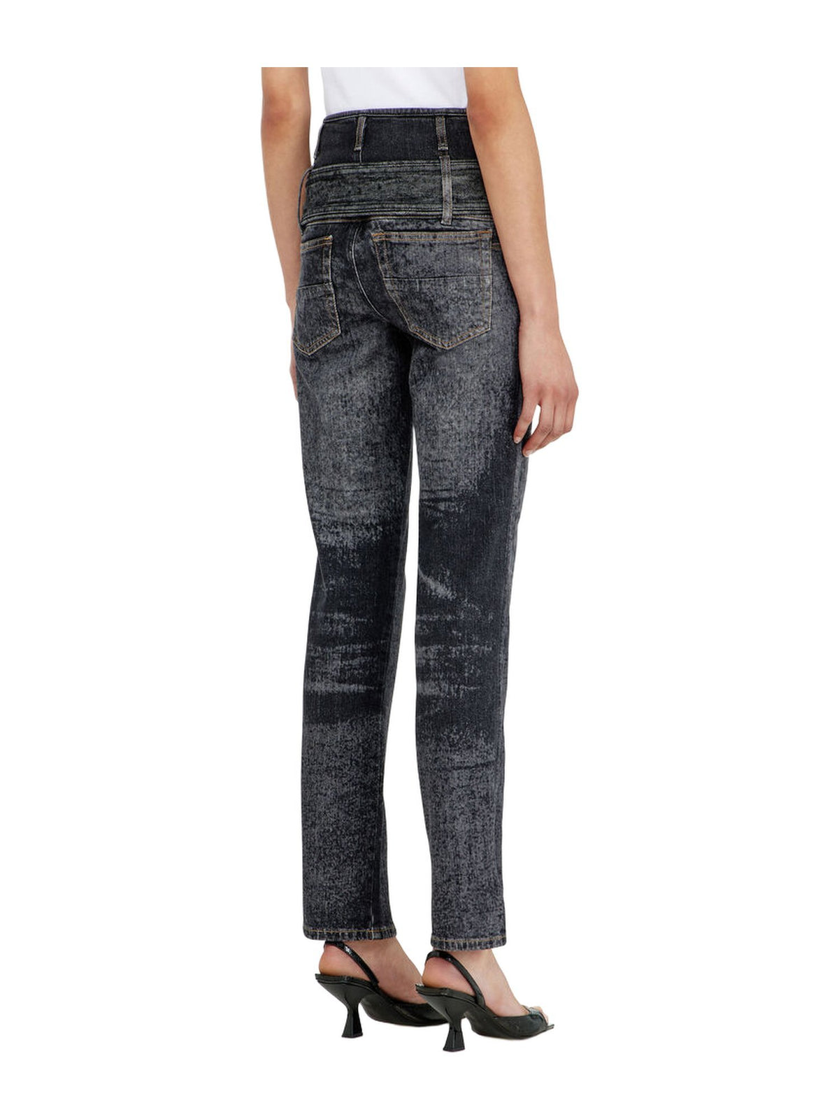 Jeans Slim Vita Alta D-Gorina