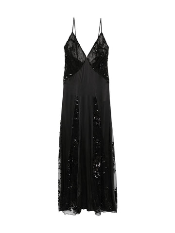 Elisabetta Franchi Abito Red Carpet con paillettes ricamate
