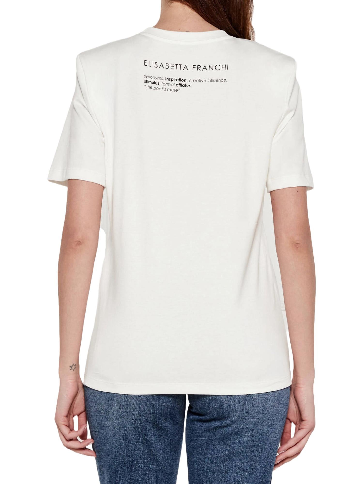 Elisabetta Franchi T-shirt con taschino