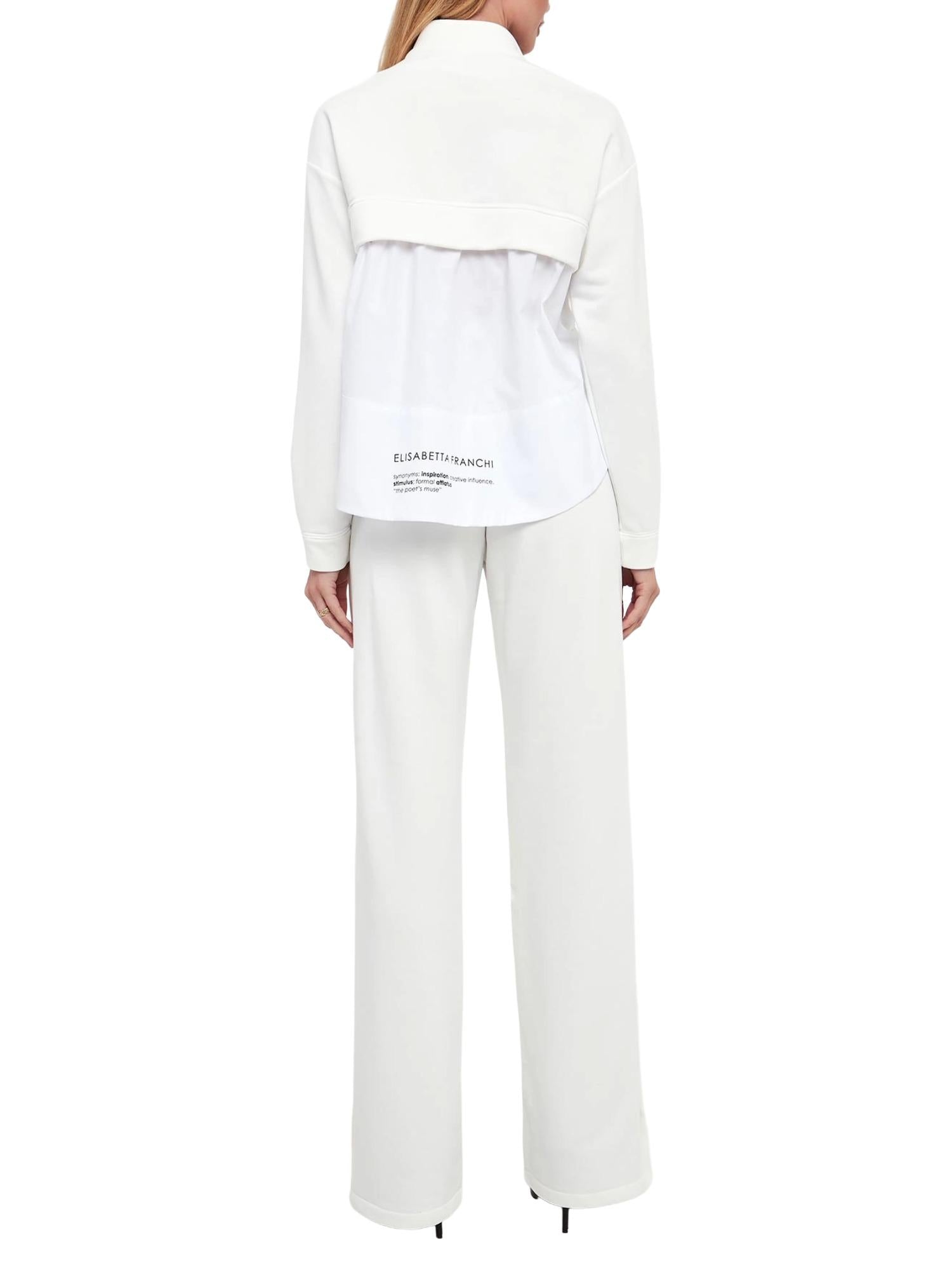 Elisabetta Franchi Tuta con zip e bottoni
