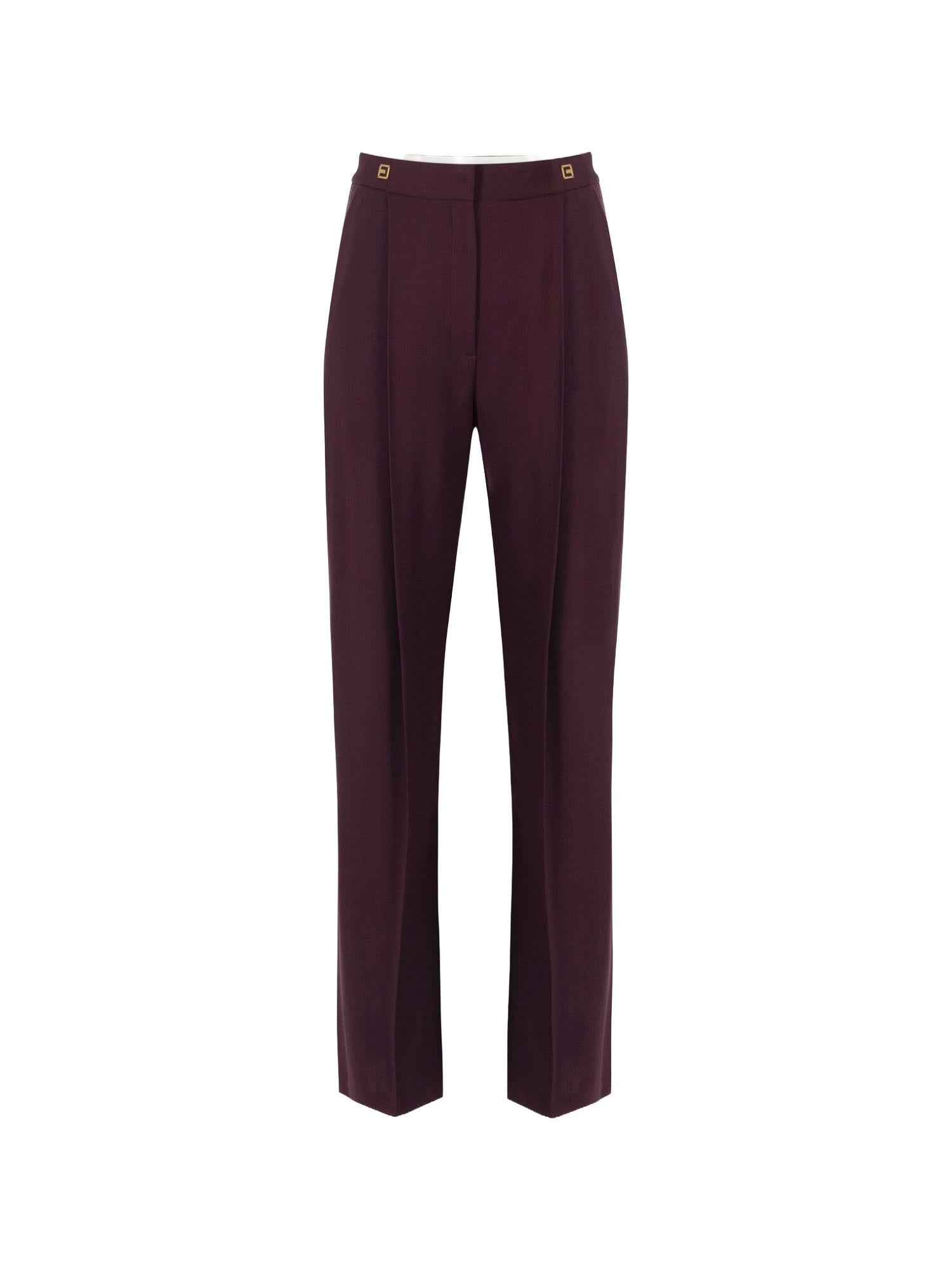 Elisabetta Franchi Pantalone con dettaglio gioiello