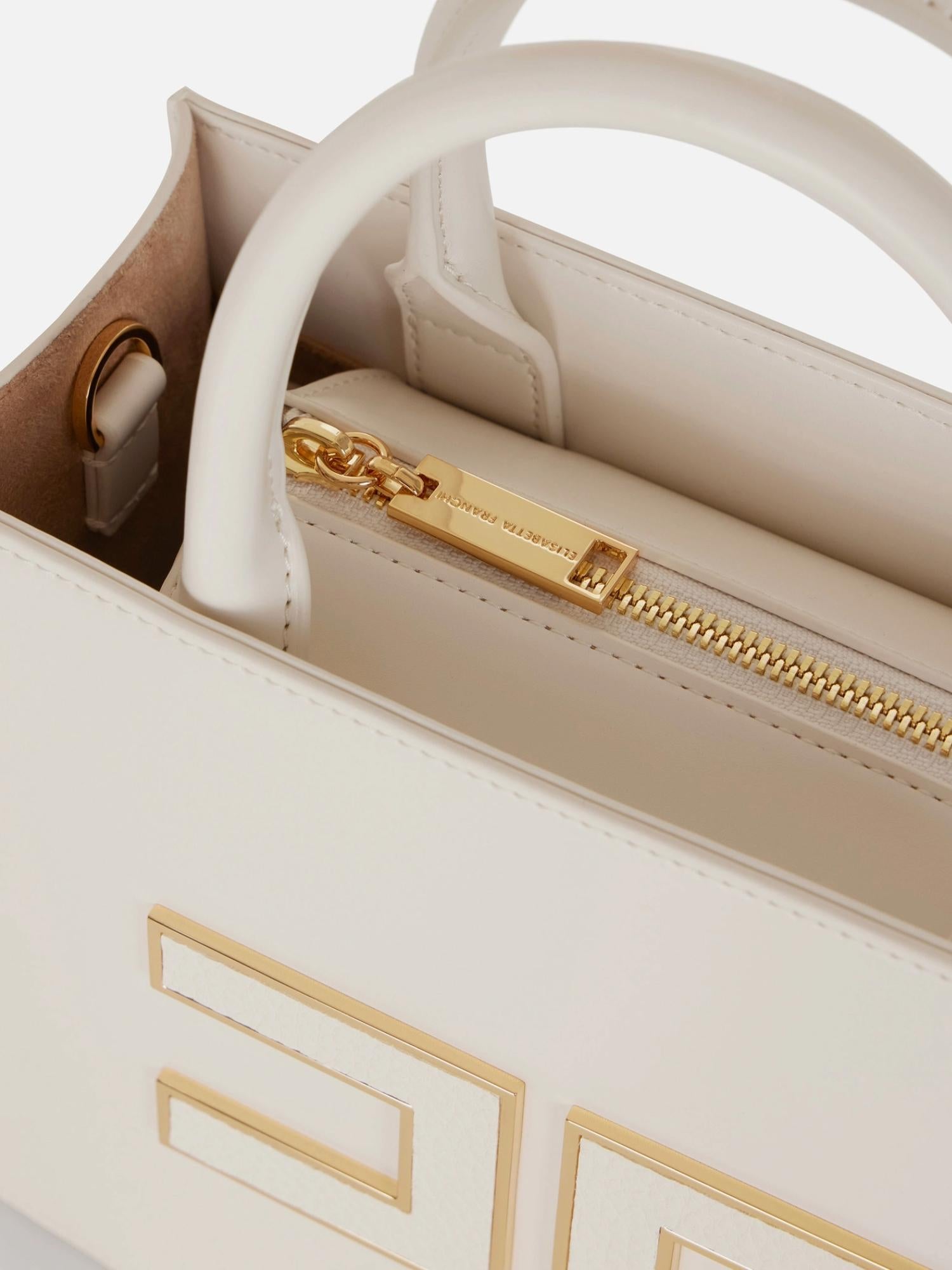 Elisabetta Franchi Borsa tote piccola con logo