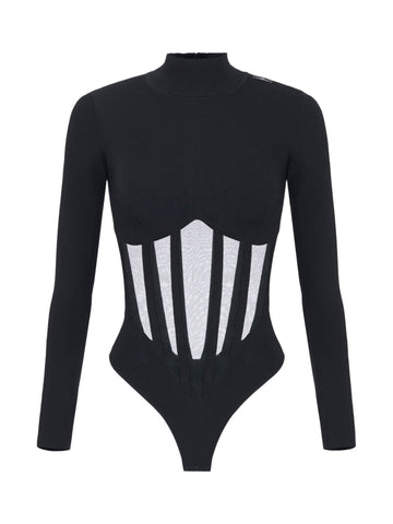 Body bustier in maglia