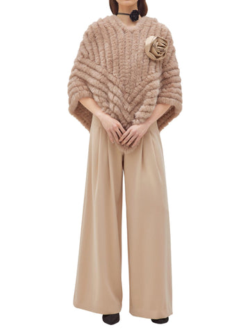 Blugirl Poncho con rosa