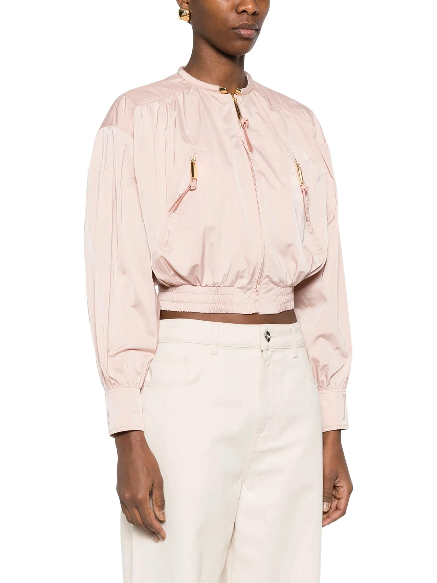 Elisabetta Franchi Bomber in tessuto vela