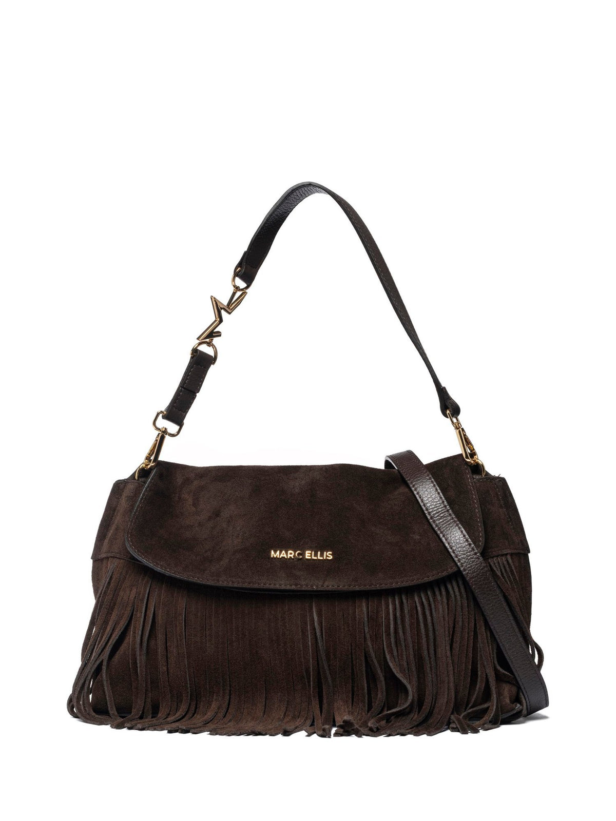 Borsa a Spalla Dakota L con Frange