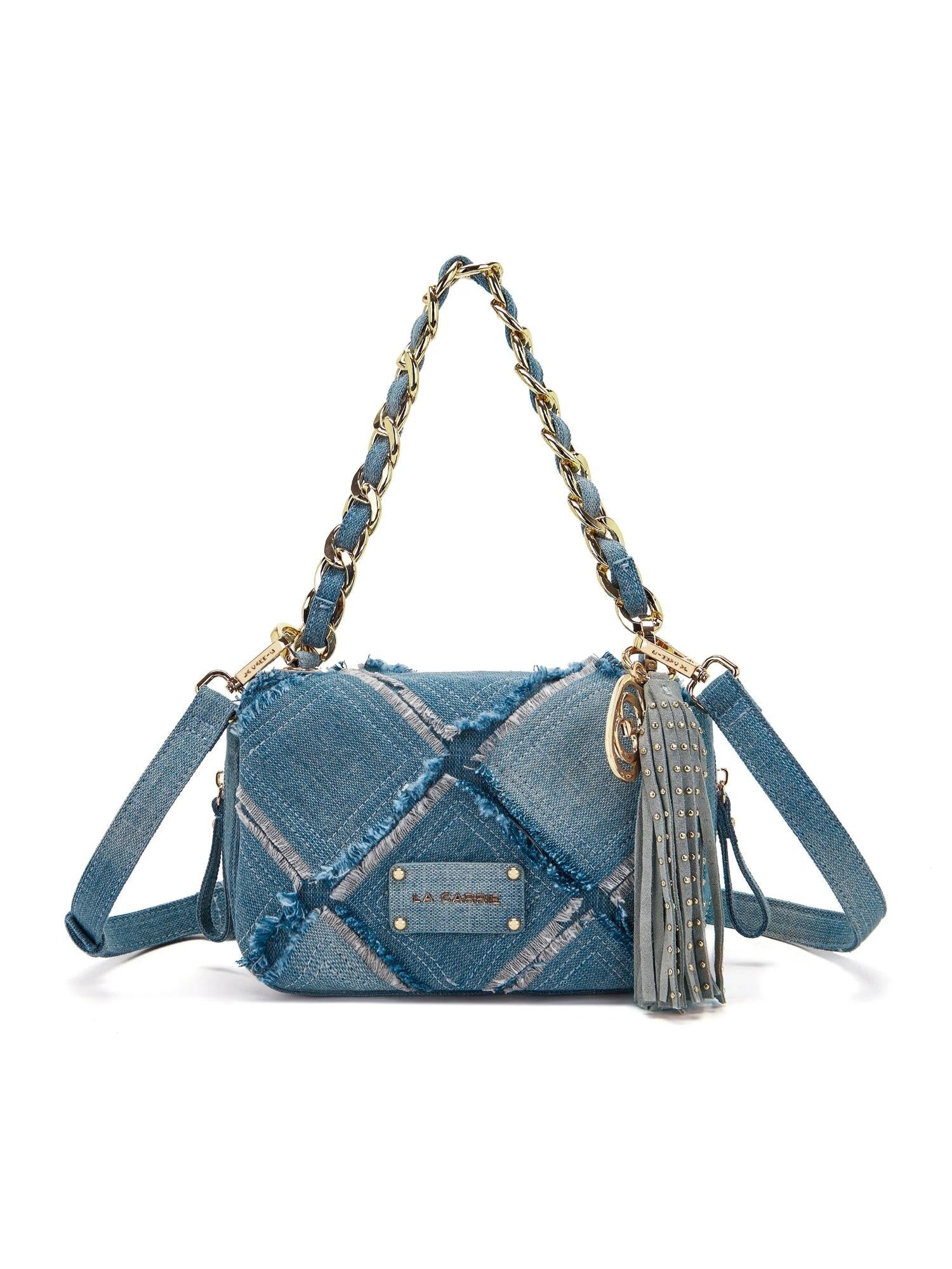 La Carrie Kleine denim tas Isabel