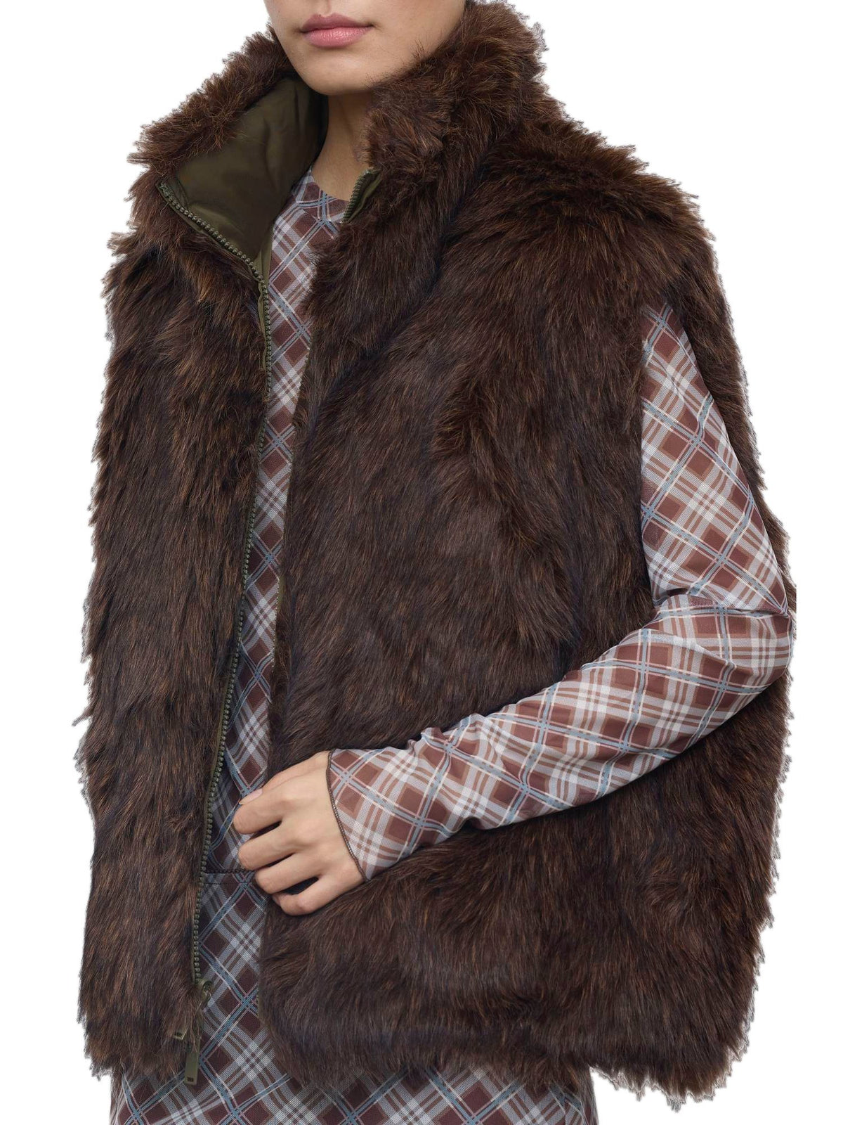 Gilet in Ecopelliccia Reversibile