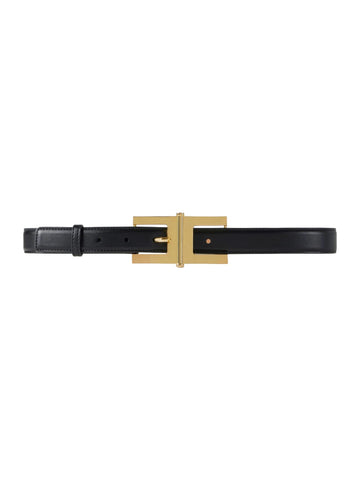 Elisabetta Franchi Cintura con fibbia logata 5 cm