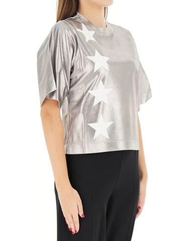 Pinko T-shirt métallisée Immaturo