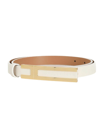 Elisabetta Franchi Cintura con placca logo 1,5 cm