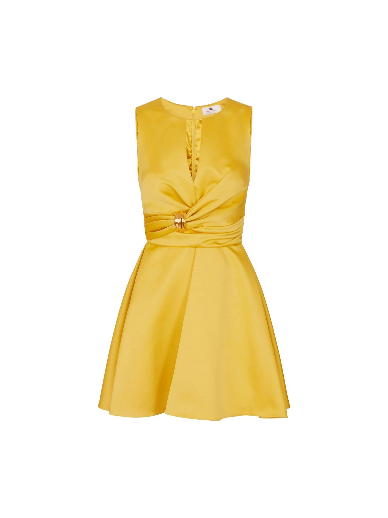 Elisabetta Franchi Abito con fermanodo gioiello