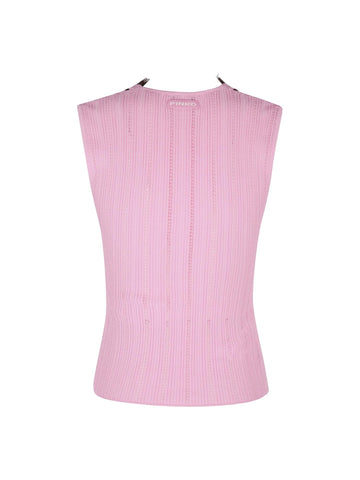 Pinko Top in maglia traforata Montanaia