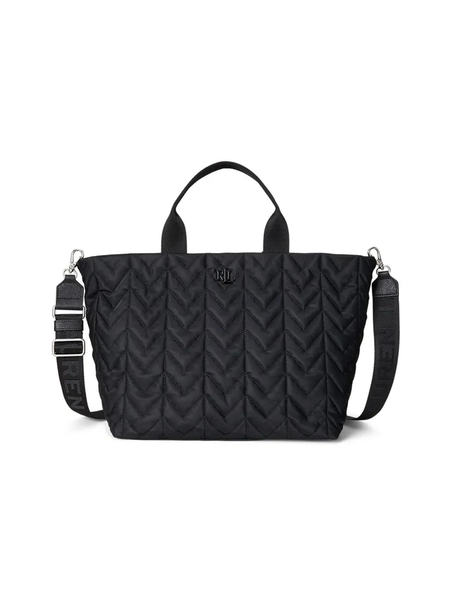 Lauren Ralph Lauren Borsa grande in tessuto Stevie