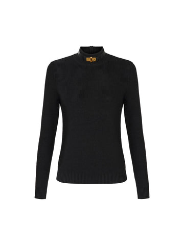 Elisabetta Franchi Maglia con cinturino gioiello