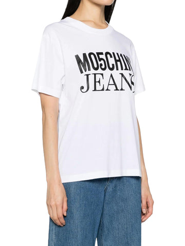 Moschino Jeans T-shirt basic con logo