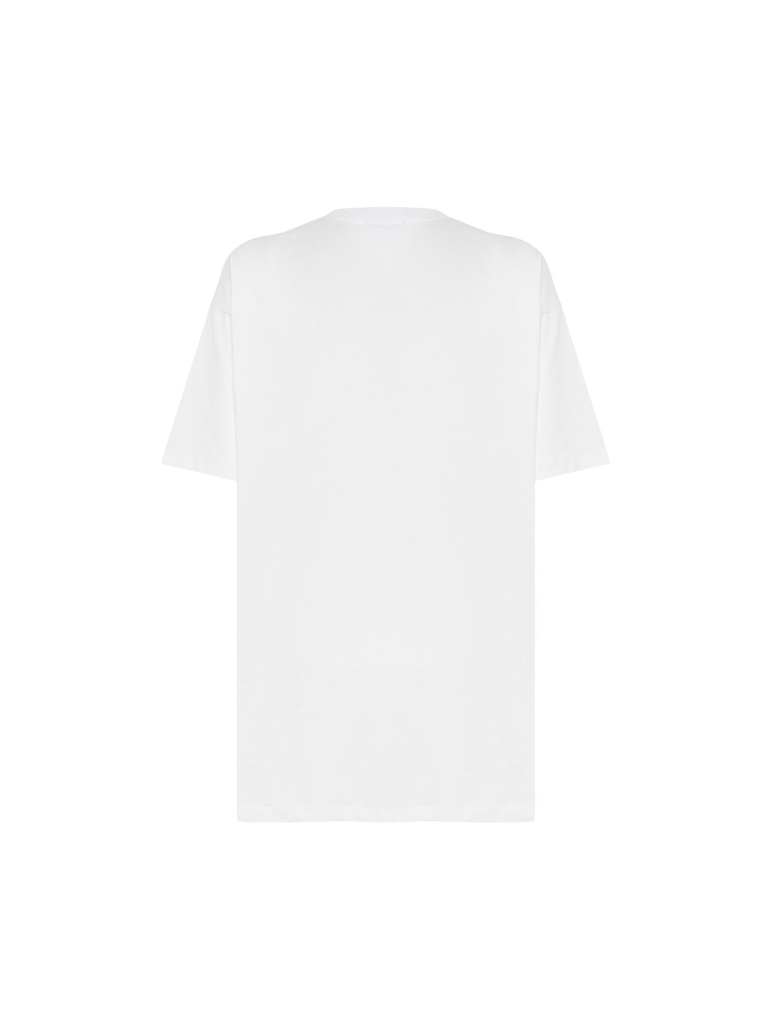 Blugirl T-shirt oversize con cristalli