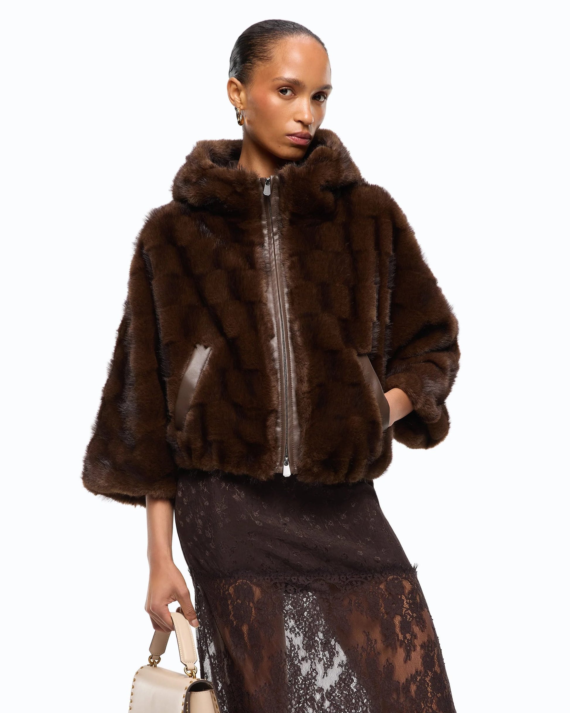Pinko Cappa in Tessuto Aspen con Logo Love Birds donna