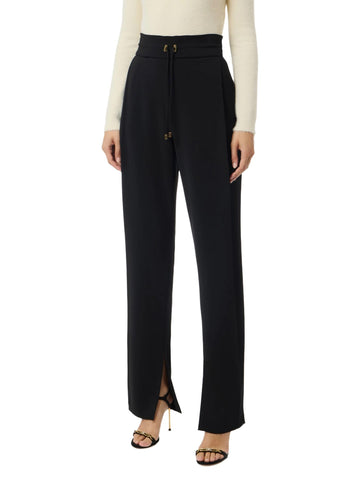 Elisabetta Franchi Pantalone con coulisse gioiello